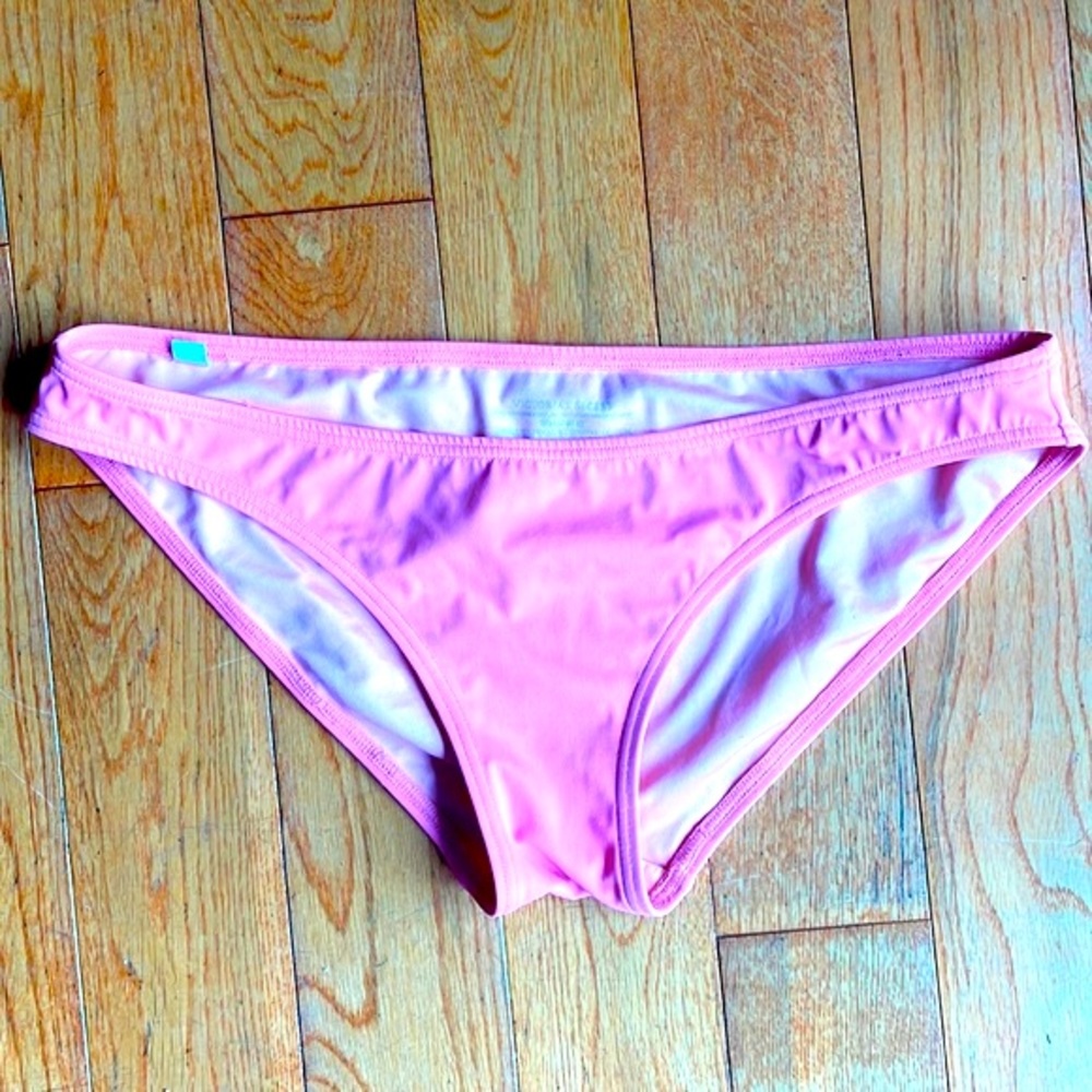 Victoria’s Secret peachy-pink bikini bottom.